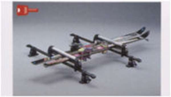 『デリカD：5』 純正 CV4W CV5W BIG DAY スキー＆スノーボードアタッチメント（平積みショート） パーツ 三菱純正部品 キャリア別売りキャリア別売り DELICA オプション アクセサリー 用品