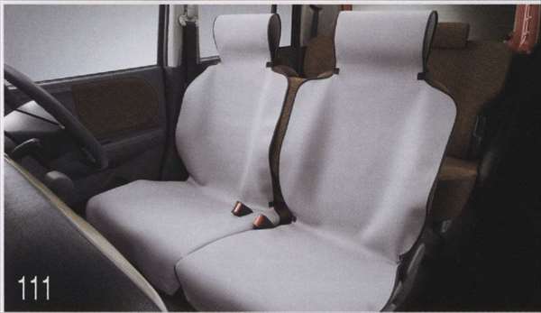 『ラパン』 純正 HE22S 防水シートカバー 運転席用 パーツ スズキ純正部品 座席カバー 汚れ シート保護 lapin オプション アクセサリー 用品