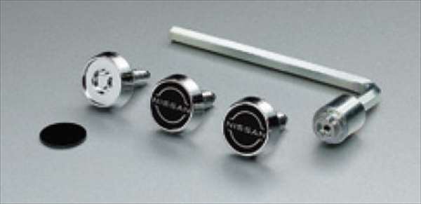 『アリア』 純正 FE0 ナンバープレートロック （ロックボルト3本：キー付） パーツ 日産純正部品 メッ..