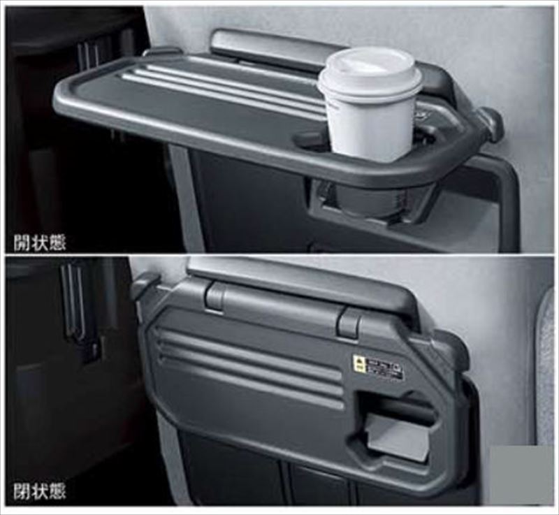 『タント フレンドシップ』 純正 LA650S LA660S シートバックテーブル（グレー）（助手席用） パーツ ..