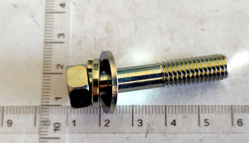 『図の13099G』エキゾーストパイプのボルトのみ MF244859 エクリプススパイダー用 三菱純正部品 m25m