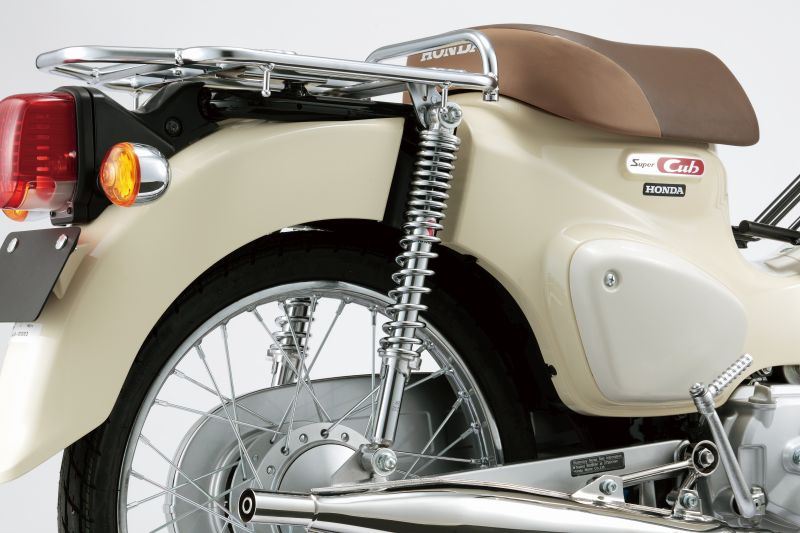 『スーパーカブ 50cc』 社外品 2BH-AA09 リアショック パーツ ホンダ メッキ オプション アクセサリー ..