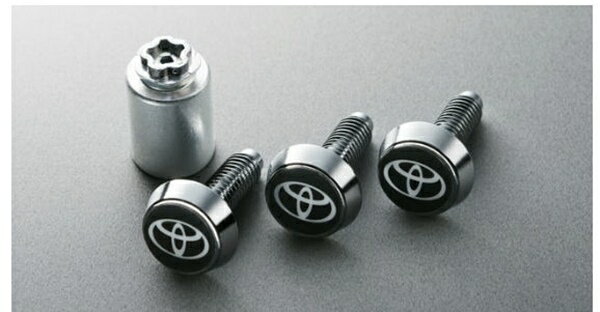 『カローラ』 純正 ZWE211 ZWE214 ZRE212 NRE210 ロックボルト（ナンバープレート用） パーツ トヨタ純..