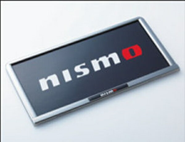 『リーフ』 純正 ZE1 NISMOナンバープレートリム パーツ 日産純正部品 ナンバーフレーム ナンバーリム ナンバー枠 オプション アクセサリー 用品