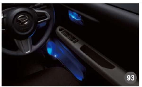 『ブーン』 純正 M700S M710S ドアハンドル＆ポケット一体式イルミ（LED・ブルー） パーツ ダイハツ純正部品 オプション アクセサリー 用品
