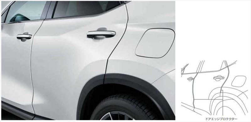 『NX』 純正 5BA ドアエッジプロテクター ※1台分フロント・リヤ パーツ レクサス純正部品 ドアモール ドアエッジモール オプション アクセサリー 用品