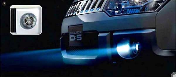 『デリカD：5』 純正 CV2W LEDフォグランプ ※標準フォグランプ装着車用 パーツ 三菱純正部品 フォグライト 補助灯 霧灯 DELICA オプション アクセサリー 用品