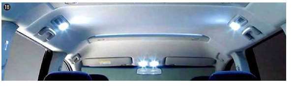 『デリカD：5』 純正 CV2W LEDルームランプ 2個セット パーツ 三菱純正部品 DELICA オプション アクセサリー 用品