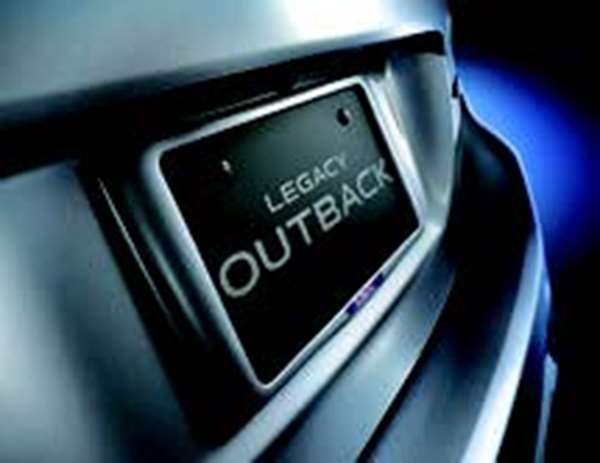 『レガシィ アウトバック』 純正 4BA-BS9 カラードナンバープレートベースセット ※前後セット パーツ スバル純正部品 ナンバーフレーム ナンバーリム ナンバープレートリム オプション アクセサリー 用品