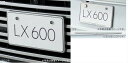 『LX』 純正 VJA310 ナンバーフレーム(LX600、EXECUTIVE用) ※フロント・リヤセット ※ロックボルト別売 パーツ レクサス純正部品 ナンバ...