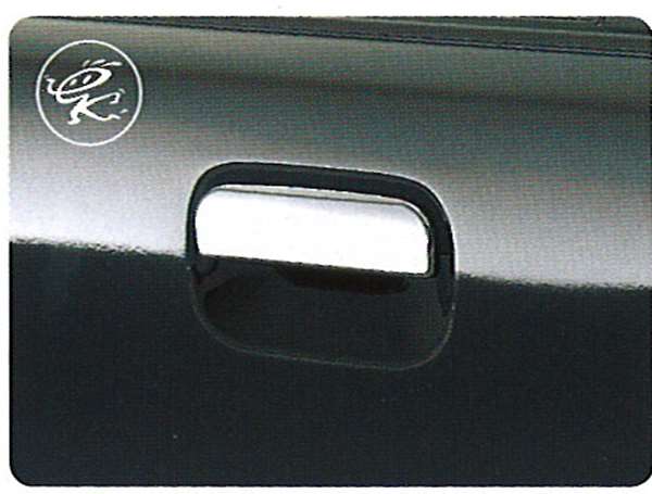 『ekワゴン』 純正 H81 メッキドアハンドルガーニッシュ パーツ 三菱純正部品 ドアカバー ドアノブ エアロパーツ オプション アクセサリー 用品