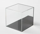 アクリル フィギュアケース 背面ミラー 台座 W300×D300×H300 黒 ブラック アクリルケース アクリルボックス コレクションケース ショーケース 展...