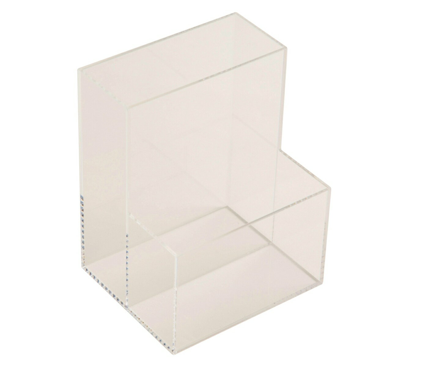 デスク用 小物入れ アクリル 透明 3mm クリア 小物 収納 整理 整頓 卓上 卓上用 デスク ペン立て 2マス