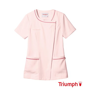 白衣 ケーシー 女性 レディース ジャケット Triumph トリンプ Sweet ブランド白衣 看護師 病院 医療用 エステ 整体師 ナース服 大きいサイズ おしゃれ 整体 服 |医療用白衣 女性用 医師 制服 ナース ユニフォーム 施術 服 施術着 診察衣 ピンク ナースウェア