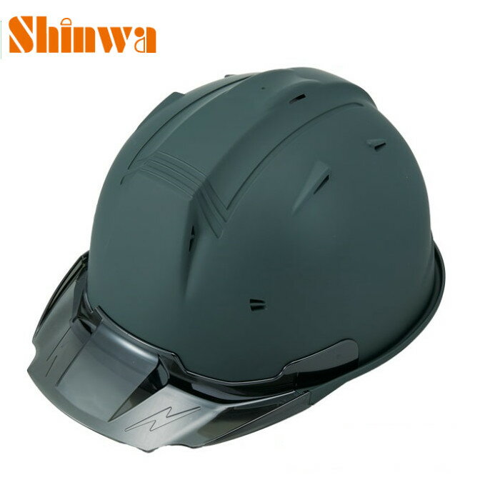 ミドリ安全/MIDORI PC製ヘルメット 高通気タイプ 透明バイザー SC13PCLVRAKPWBL(3887987) JAN：4979058839893 helmet high square type transparent visor
