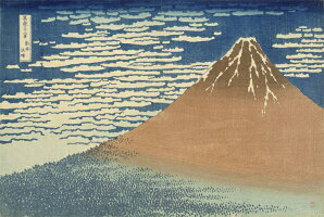 和柄浮世絵ネクタイ葛飾北斎富嶽三十六景より“凱風快晴(赤富士)”