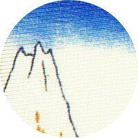 浮世絵ネクタイ北斎作富嶽三十六景より山下白雨(黒富士)