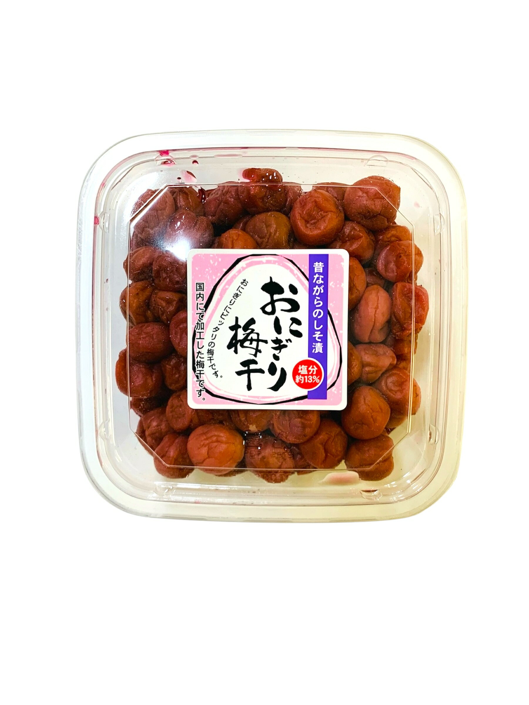 昔ながらのしそ漬 おにぎり梅干 赤 塩分約13％ (1000g×6個/12個) 神尾食品工業株式会社 送料無料