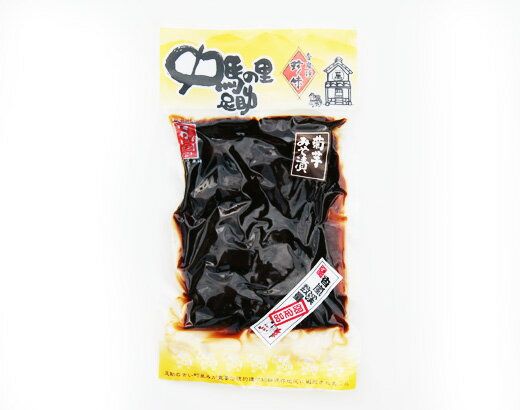 製品仕様 商品名菊芋味噌漬140g 小　中馬 名称みそ漬 内容量140g 賞味期限常温保存製造日より150日 保存方法常温保存 直射日光を避け冷暗所で保管ください。開封後は冷蔵庫で保存しお早めにお召し上がり下さい。 原材料名菊芋（キク科）、漬け原材料(豆味噌、醤油、砂糖、本味醂)/甘味料（ステビア、甘草）、カラメル色素、調味料(アミノ酸等）、保存料（ソルビン酸K）、（一部に小麦、大豆を含む） 商品説明国産の健康野菜「菊芋」を特製赤味噌で漬込みました。シャリシャリとした食感で高齢者の方でも食べやすい歯ごたえに仕上げてあります。細かく切ってチャーハンの具、おにぎりの具にどうぞ。 生産国日本（菊芋） 製造者有限会社スズマン本舗（愛知県豊田市足助町石橋15番地）漬物 菊芋 味噌漬 国産原料 スズマン本舗 菊芋味噌漬中馬の里珍味140g 今 話題の健康野菜「菊芋」をイソフラボン豊富な赤味噌でじっくりと漬け込みました。シャリシャリとした食感で高齢者の方でも食べやすい歯ごたえに仕上げてあります。細かく切ってチャーハンの具に、おにぎりにまぜても美味しく召し上がれます。明治35年（1902年）の創業以来、家伝の方法で味噌漬を製造する豊田市足助町のスズマン本舗がお届けする「香嵐渓 菊芋味噌漬」です。 スズマン本舗の味噌漬は、風味や食感など素材本来の味を生かすため一切塩漬をせず、毎年収穫した原料を昔ながらの手法で生漬けしています。 「菊芋味噌漬」は、大自然の中で育まれた菊芋の自然の甘味を活かし、天日干しだけで旨みを増した菊芋を特製味噌に漬込んだ逸品です。 国定指定公園　香嵐渓みやげの定番として、全国各地多くのお客様よりお取り寄せ商品としてご利用いただいている、こだわりの味噌漬をぜひご賞味ください。 お茶請けに、あったかいご飯に、細かく切ってチャーハンの具に、おにぎりの具にまたマヨネーズとあえても美味しく召し上がれます。菊芋のシャリシャリした食感と特製味噌の味がクセになる美味しさ！チャーハンの具、肉巻きおにぎり、マヨネーズなどと和えてサラダ等、色々召し上がり方があります。菊芋と味噌の栄養と期待できる効果効能[血糖値・高血圧・ダイエット肝臓の機能が気になる人に]今 テレビでも話題の健康野菜「菊芋」