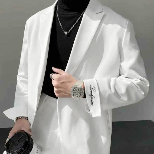 セットアップ スーツ メンズ テレワークスーツ カジュアルスーツ 上下セット ジャケット パンツ 春秋 ビジネス テーラードジャケット テーパードパンツ 無地 春夏秋冬 オールシーズン おしゃれ 大きいサイズ カジュアル ストリート系 韓国 ファッション 送料無料 ギフト