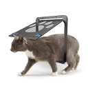 ペット 網戸 ドア ペット出入り口 ペット用ドア 猫用 犬用 取付簡単 室内 屋内 双方向開閉 ピンクロック マグネット付き 開けっ放し防止 網戸 網戸用猫扉 ...