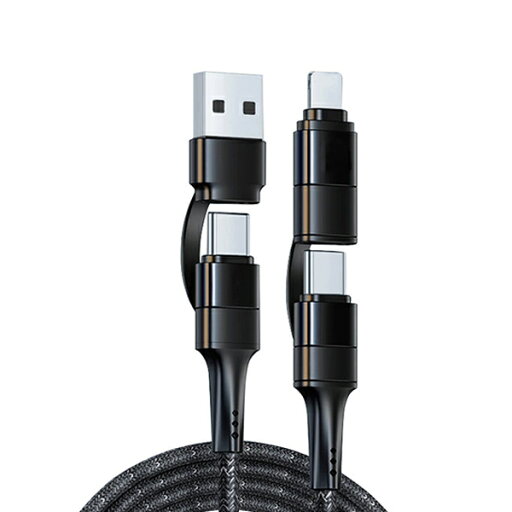iPhone 充電ケーブル & usb-c ケーブル 1本4役 typec to lightning 変換 ケーブル 1.2m usb-c & usb-c ケーブル 60W対応 4ini1 マルチ 充電 iphoneケーブル 急速充電 メール便 iPhone 充電ケーブル & usb-c ケーブル 1本4役 typec to lightning 変換 ケーブル 1.2m usb-c & usb-c ケーブル 60W対応 4ini1 マルチ 充電 iphoneケーブル 急速充電 メール便