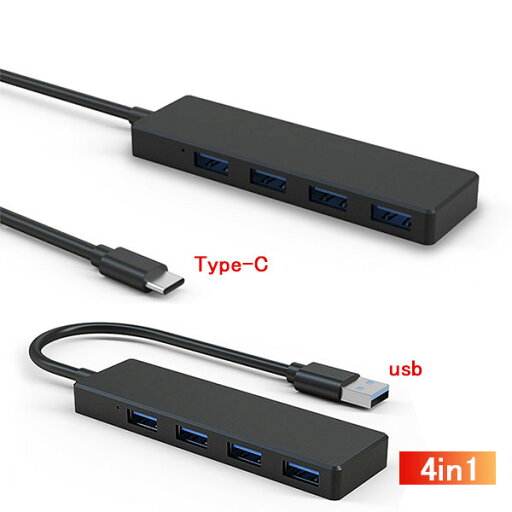 USBハブ 3.0 4ポート USB拡張 コンパクト 4in1 3.0搭載 高速 薄型 軽量設計 usbポート type-c 接続 USB 接続 Macbook Windows ノートPC メール便 USBハブ 3.0 4ポート USB拡張 コンパクト 4in1 3.0搭載 高速 薄型 軽量設計 usbポート type-c 接続 USB 接続 Macbook Windows ノートPC メール便