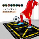 サッカーマット サッカー練習用マット トレーニングマット 自宅 室内 部活 トレーニングマット サッカードリブル 自主練習 屋内サッカー訓練 滑り止め カーペッ...