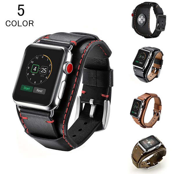 Rakuten - バンド アップルウォッチ 本革 apple watch Apple Watch バンド レザー メンズ レディース 交換用 交換 時計バンド 腕時計ベルト 替えベルト 腕時計バンド 交換ベルト 革バンド ウォッチベルト おしゃれ ファッション 40mm 44mm 42mm 38mm メール便