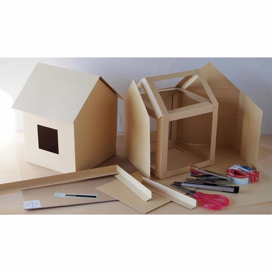 家模型 簡易実験キット 工作キット 5軒分 省エネ効果 実験のサムネイル