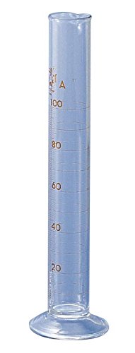 ガラス製 メスシリンダー クライミング 100mL