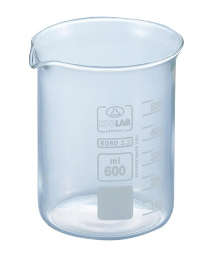 ビーカー(ISOLAB) 600mL ビーカー(ISOLAB) 600mL