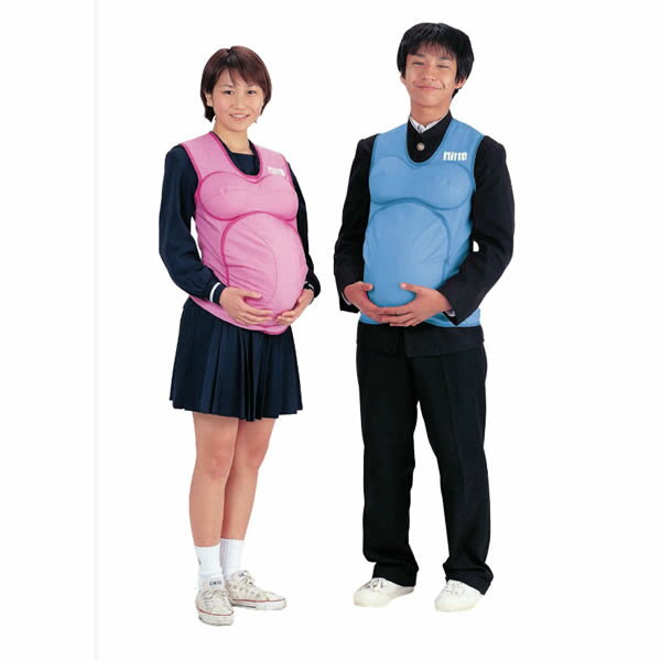 ニットー 妊婦体験ジャケットモデル ピンク、ブルー2色セット N-2002ST