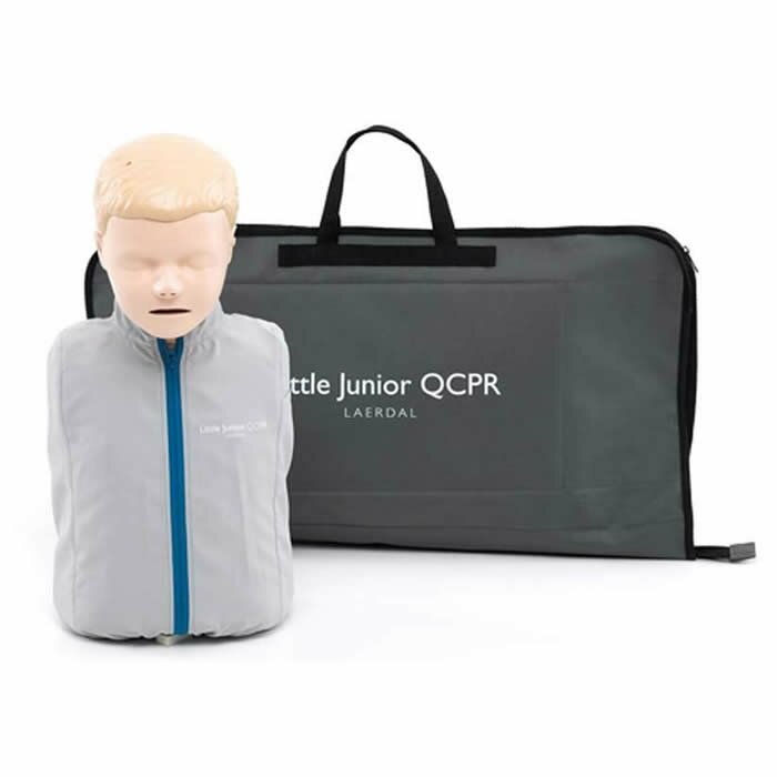 レールダル リトルジュニア QCPR 小児 心肺蘇生 トレーニングマネキン ソフトケース付き laerdal