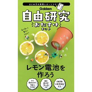 自由研究 おたすけキット レモン電池を作ろう ナリカ S78-1849-04