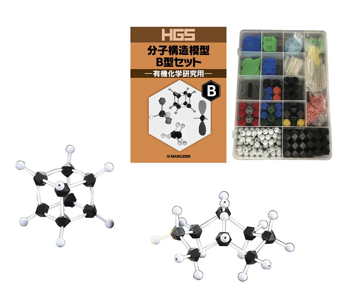 楽天SUZUMORIオンライン 楽天市場店HGS 分子構造模型 B型セット 有機化学 研究用