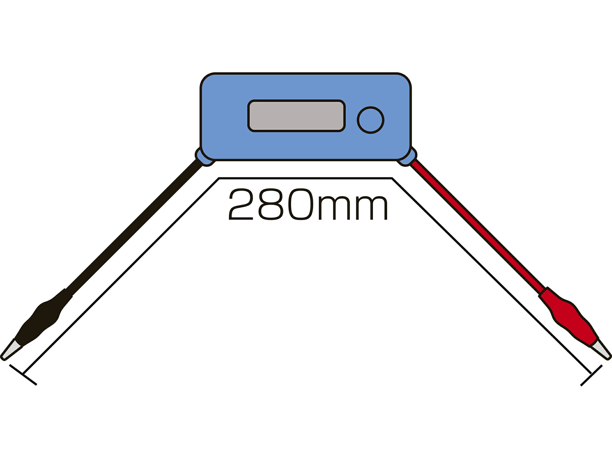 直流 電圧計 プチメーター CT-V コンパクト デジタル電圧計