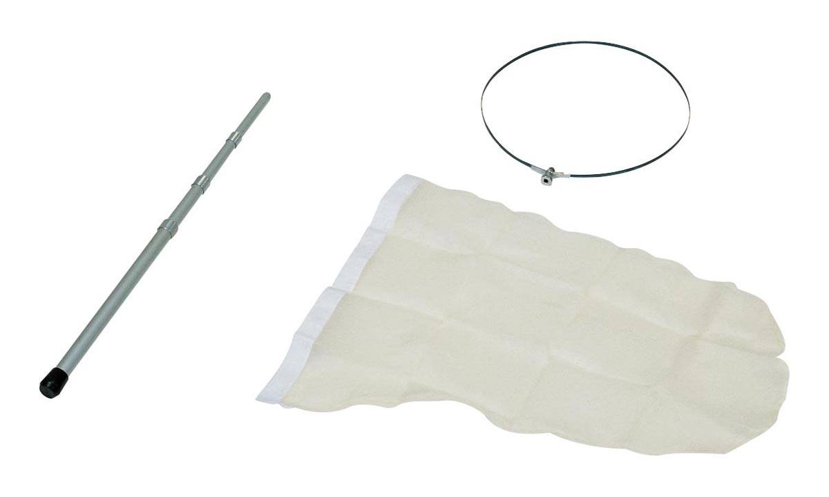 捕虫網 引抜式 柄付 4本継 S-4 折りたたみ 虫捕り網 アルミ 昆虫採取 虫取り網