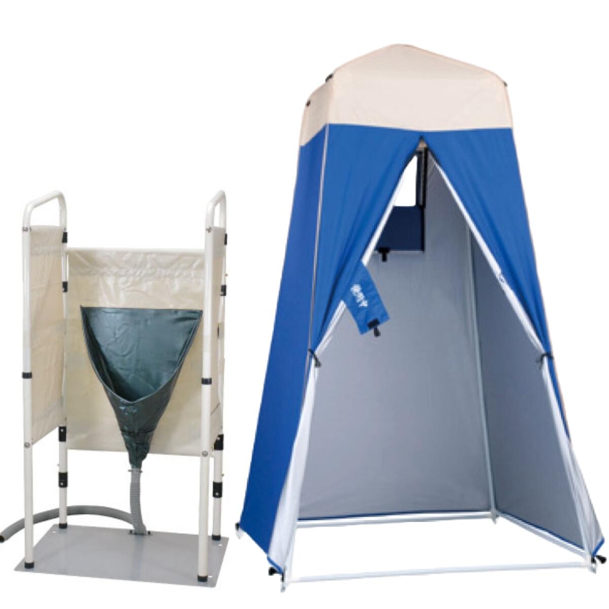 災害用 マンホール トイレ 小便器タイプ & パーソナルテントセット【メーカー直送品】