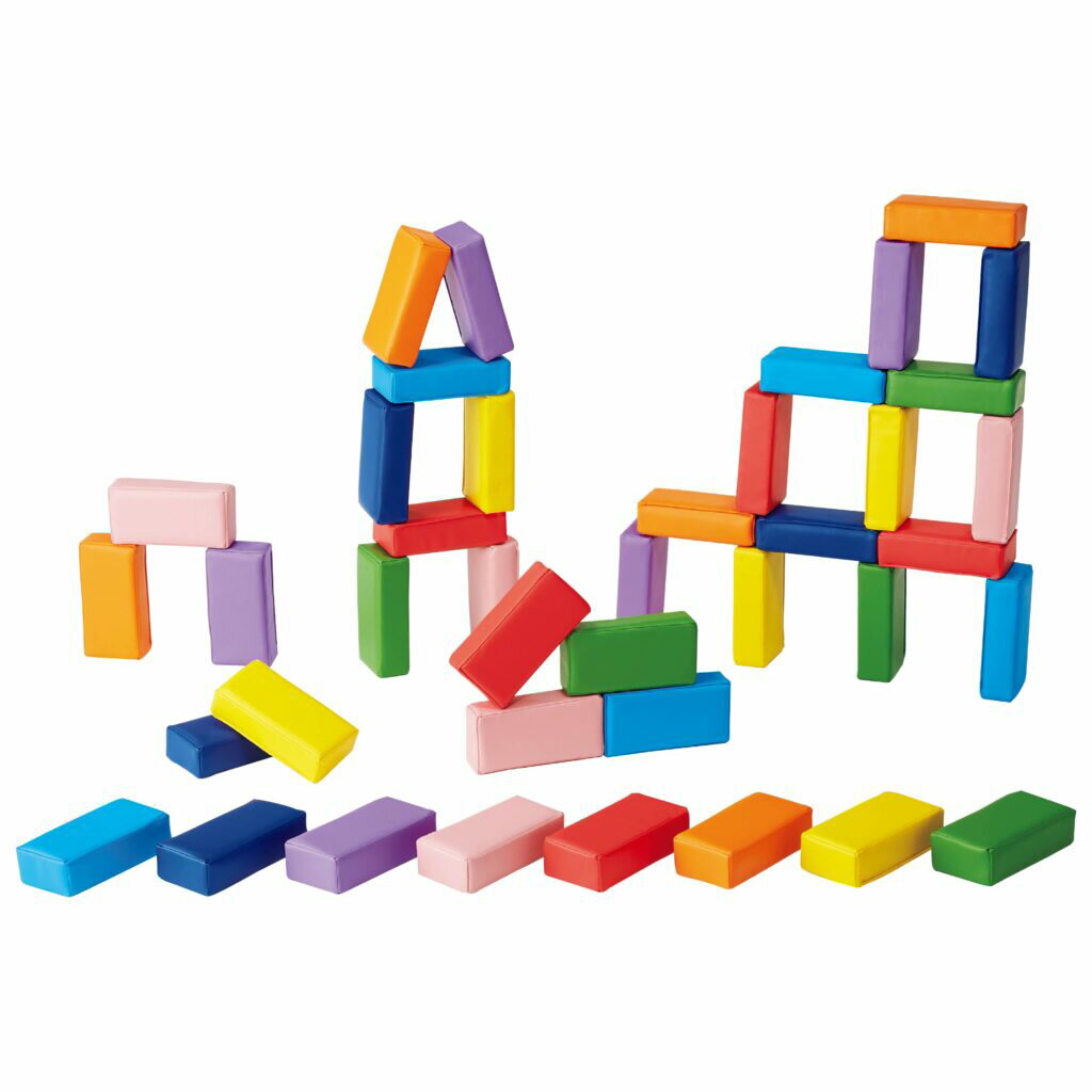 マスセット マスセット プレイフルブリック 幼稚園 保育園 児童館 室内遊び やわらかいブロック 60823