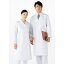 男性用 ダブル Lサイズ 白衣 WH2112 ドクターコート 白 ホワイト メンズ 医療用 WHISeL
