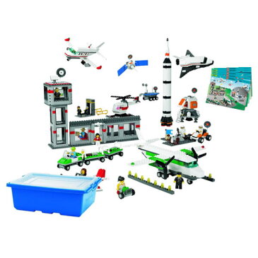 LEGO レゴ 空と宇宙への冒険セット 9335 スペースシャトル ロケット 飛行機 ヘリコプター V95-5415