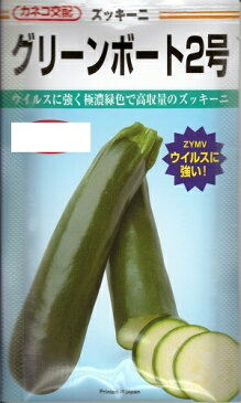 野菜種子 ずっきーにたね (カネコ種苗) グリーンボート2号 10粒袋詰 【送料無料】