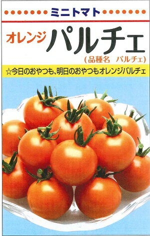 野菜種子 ミニトマト カネコ交配 カネコ種苗 オレンジパルチェ 13粒詰／100粒詰／1000粒詰／ ペレット600粒詰 【送料込み】