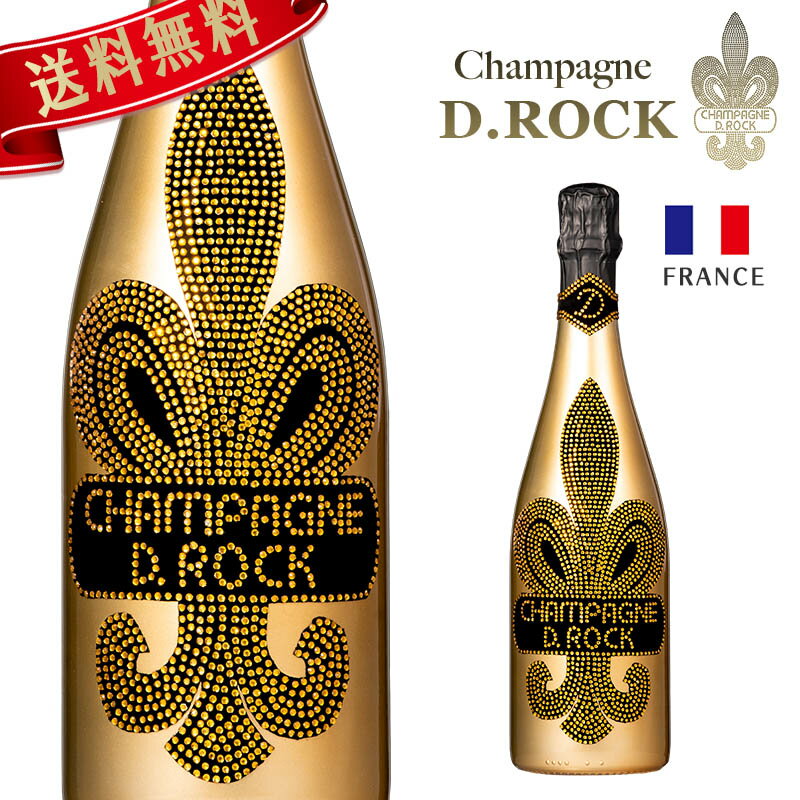 楽天Pierre Garden -ピエールガーデン-シャンパン DROCK ゴールド 750ml ディーロック D.ROCK GOLD ギフト かわいい 高級シャンパン お酒 プレゼント ドンペリ 贈り物 父の日 PierreGarden