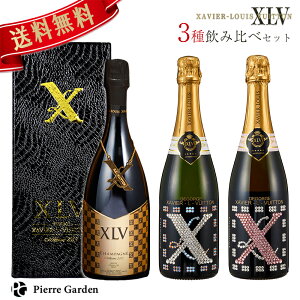 XLV3種飲み比べセット XLV2013 限定デコシャンボトル シャンパーニュ ブランドブラン プルミエ クリュ ロゼ ザビエ ルイ ヴィトン XAVIER LOUIS VUITTON ギフト プレゼントかわいい かっこいい 高級シャンパン お酒 お祝い 行楽 お歳暮 クリスマス PierreGarden