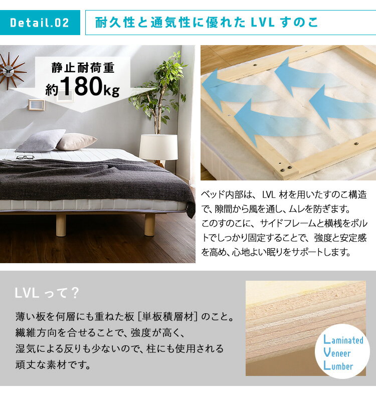 【メーカー直送】3段階高さ調節国産総檜脚付きすのこベッド【Pierna-ピエルナ-】(ポケットコイルロールマットレス付き)セミダブルLHK-HRM-SD--NAおしゃれインテリア北欧和風母の日父の日ゲストハウスシェアハウス民泊寮リビングカフェPierreGarden