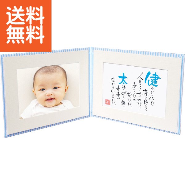 【送料無料】1人用ベビーアルバム【お名入れ】≪パステルブルー≫〈NP−1201 Pブルー〉 インテリア置物/出産内祝い 内祝い お返し 快気祝い 新築内祝い 引き出物 成人の日 お返し 法事 香典返し ［W-SO］(ao)