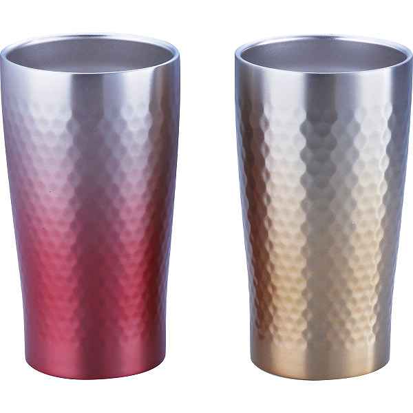 ★リュクス グラデーション ペアタンブラーピンクゴールド＆ゴールドカラー52272(ce)ブライダル 結婚引..