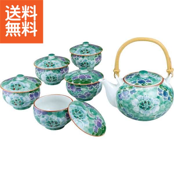 【送料無料】|波佐見焼　彩牡丹　番茶器揃|932987【szt】